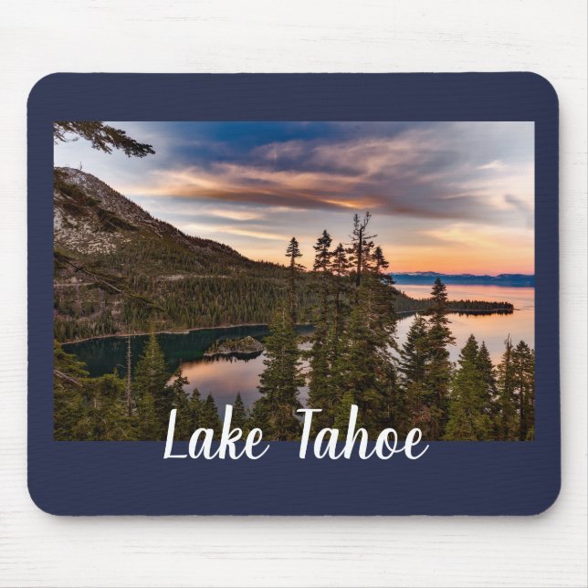 Tapis De Souris Vue Pittoresque du lac Tahoe (Devant)