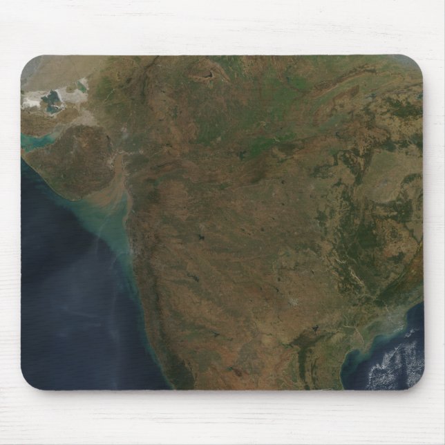 Tapis De Souris Vue satellite de l'Inde centrale (Devant)