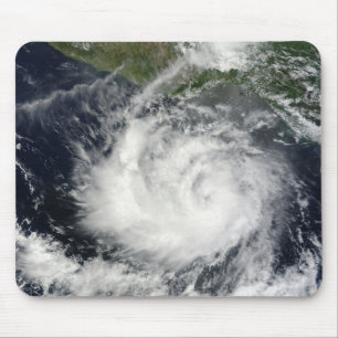 Tapis De Souris Vue satellite de tempête tropicale Darby