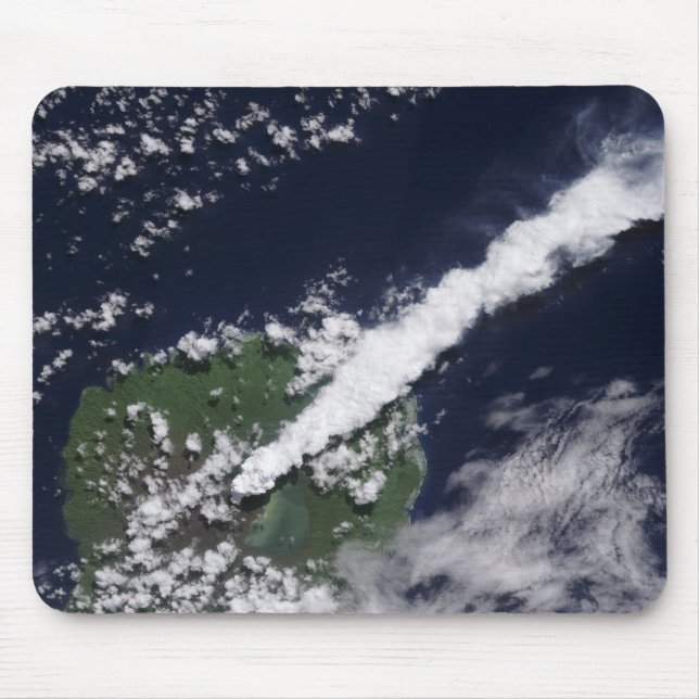 Tapis De Souris Vue satellite d'un panache épais et riche en vapeu (Devant)