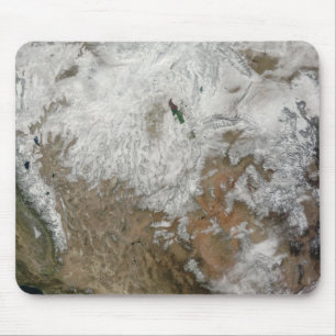 Tapis De Souris Vue satellite sur l'ouest des États-Unis
