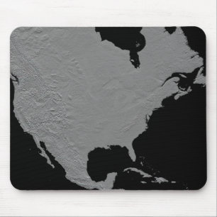 Tapis De Souris Vue stéréoscopique de l'Amérique du Nord 2