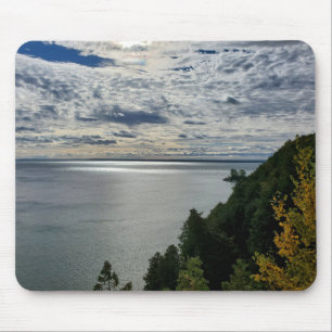 Tapis De Souris Vue sur le lac Huron, Mackinac Island