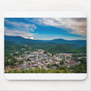 Tapis De Souris Vue Sur Les Montagnes Fumées Du Tennessee De Gatli