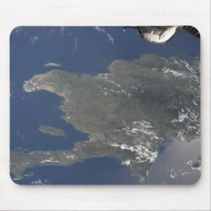 Tapis De Souris Vue sur l'île caribéenne d'Hispaniola