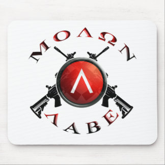 Tapis De Souris Vues de fer/Molon Labe