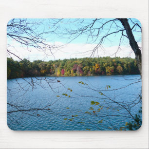 Tapis De Souris Walden Pond à l'automne