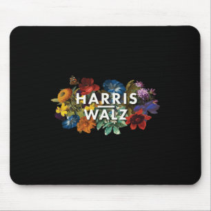 Tapis De Souris Walz 2024 Floral Feminine Femmes Harris Waltz 2024