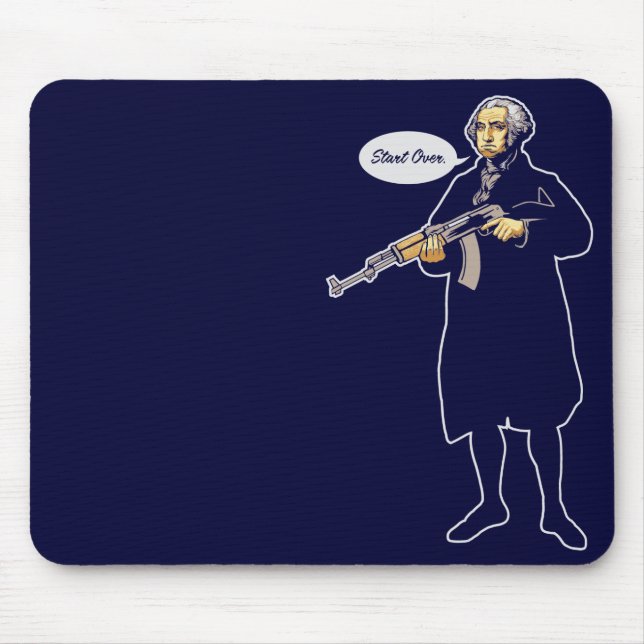 Tapis De Souris Washington "début au-dessus" de Mousepad (Devant)