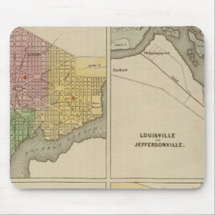 Tapis De Souris Washington Louisville et Jeffersonville