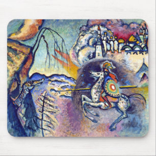 Tapis De Souris Wassily Kandinsky - Saint Georges & Les Cavaliers