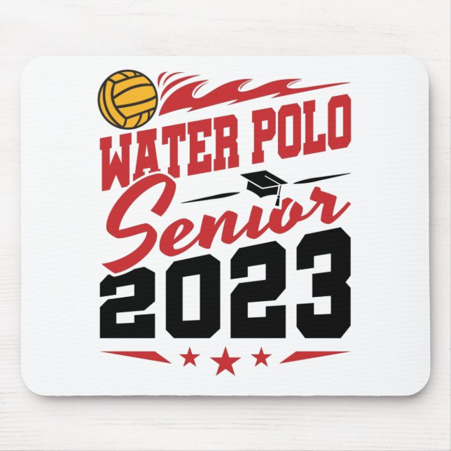Tapis De Souris Water Polo Senior Class de 2023 (Devant)