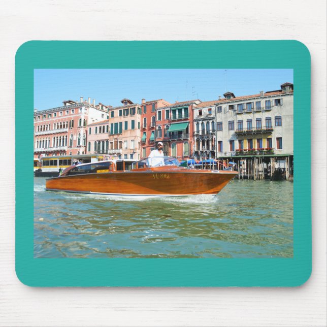 Tapis De Souris Water-taxi à Venise (Devant)