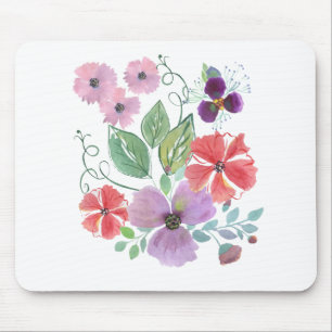 Tapis De Souris Watercolor flowers