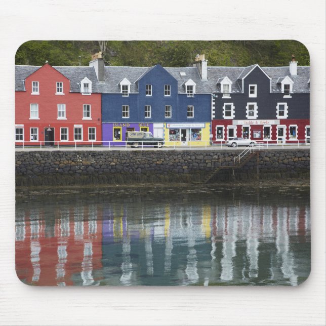 Tapis De Souris Waterfront, Tobermory, île de Mull, Écosse, (Devant)