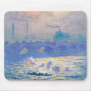 Tapis De Souris Waterloo Bridge (Londres), Monet
