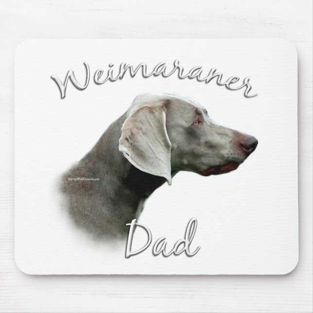 Tapis De Souris Weimaraner Papa 2 (Devant)