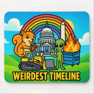 Tapis De Souris Weirdest Timeline Mousepad by Phil Elmore