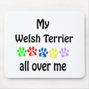 Tapis De Souris Welsh Terrier Walks Design