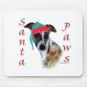 Tapis De Souris Whippet Père Noël Paws
