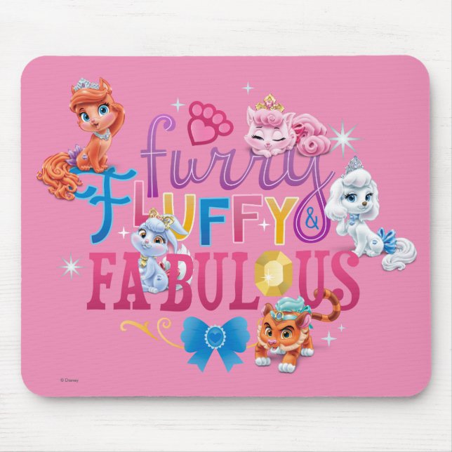 Tapis De Souris Whisker Haven | Fluffy de fourrage & Fabulous (Devant)