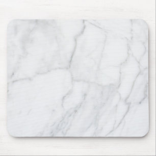 Tapis De Souris White Marble Pattern Boho Chic