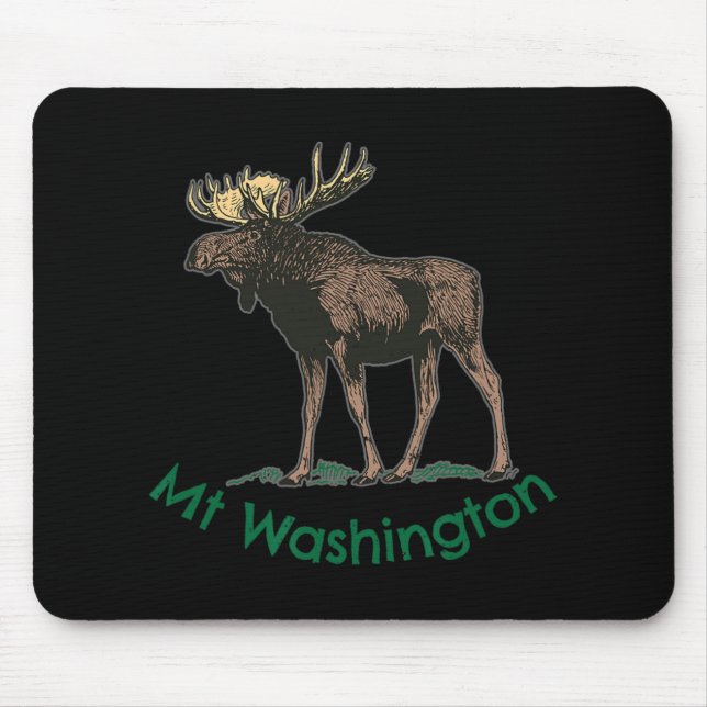 Tapis De Souris White Mountains Mt Washington New Hampshire Moose  (Devant)
