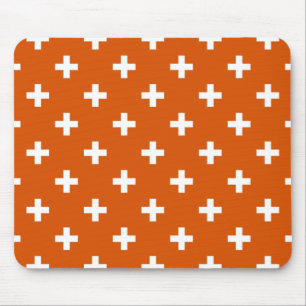 Tapis De Souris White polka crosses
