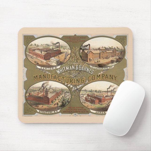 Tapis De Souris Whitman & Barnes Manufacturing Company. (Avec souris)