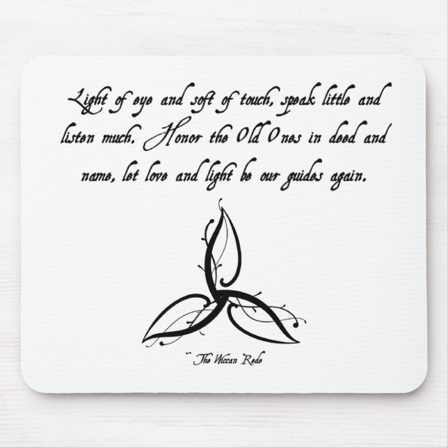 Tapis De Souris Wiccan (Devant)