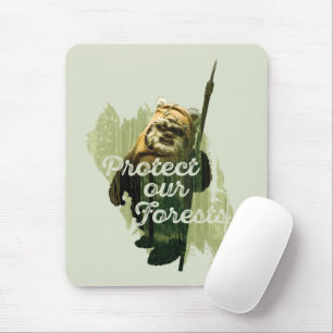 Tapis De Souris Wicket Endor Graphic - "Protégez nos forêts"