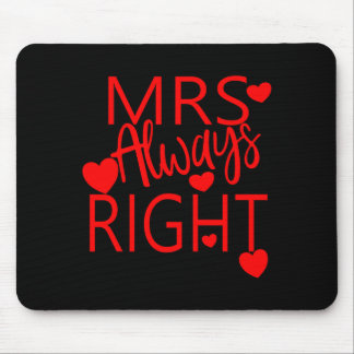 Tapis De Souris Wife Valentines Gift From Husband Mrs Always Right