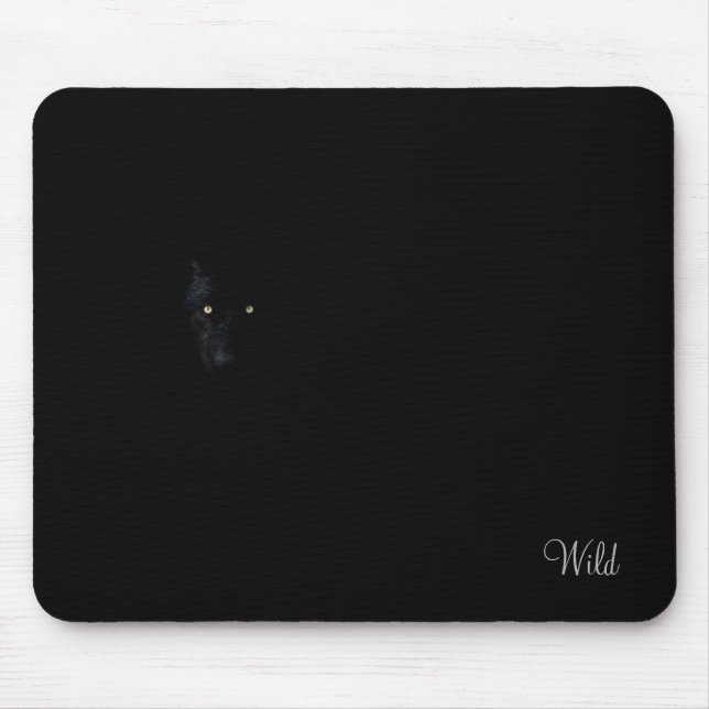 Tapis De Souris Wild Black Jaguar Mousepad (Devant)