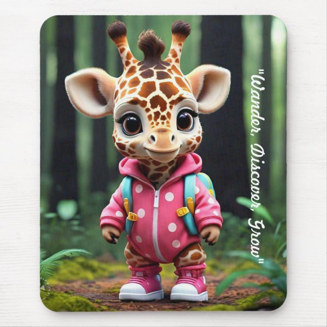 Tapis De Souris "Wild Forest Explorer" (Devant)