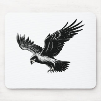 Tapis De Souris 🦅 Wildlife Majesty Falcon Strike Design pavé sour