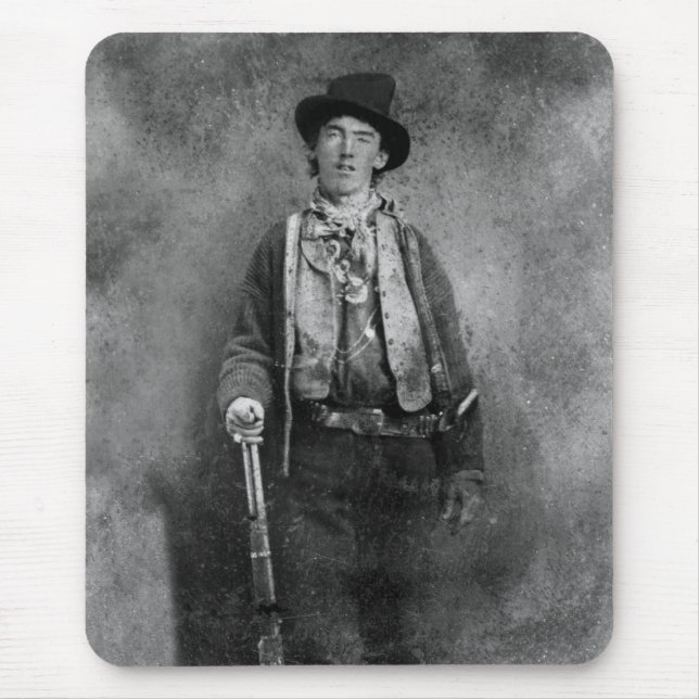 Tapis De Souris William H. Bonney, Billy Kid Old West (Devant)