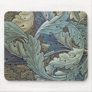 Tapis De Souris William Morris Acanthus Sage Flower Floral Botaniq