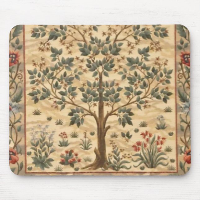 Tapis De Souris William Morris Arbre De Vie (Devant)