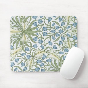 Tapis De Souris William Morris - Art Nouveau Bleu Bellflowers