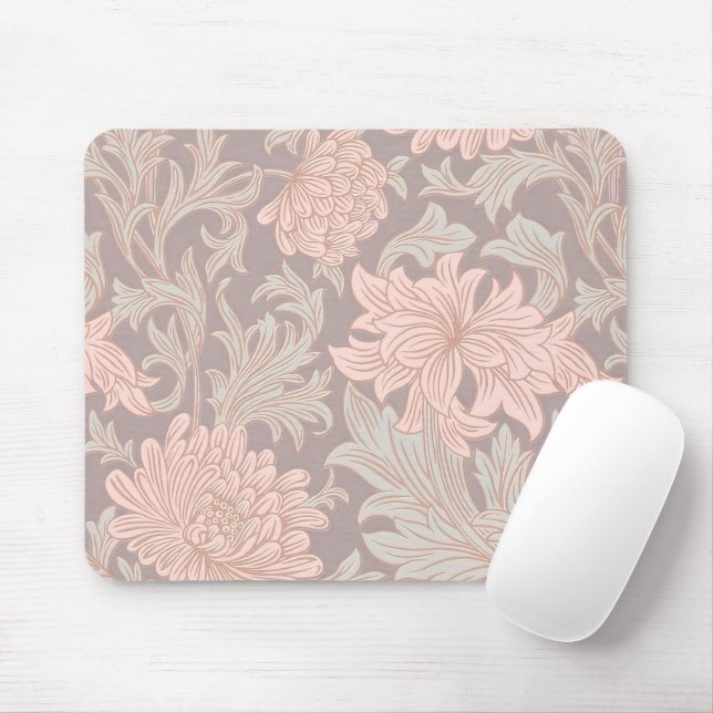 Tapis De Souris William Morris Chrysanthemum Motif Pad (Avec souris)