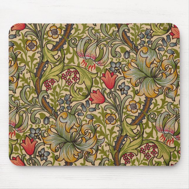 Tapis De Souris William Morris Golden Lily (Devant)