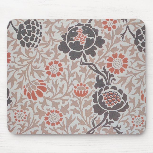 Tapis De Souris William Morris Grafton Botanic Art Design (Devant)
