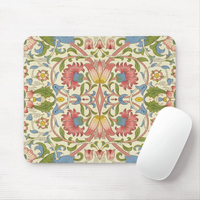 Tapis De Souris William Morris Loddon Blossom Motifs Floraux (Avec souris)
