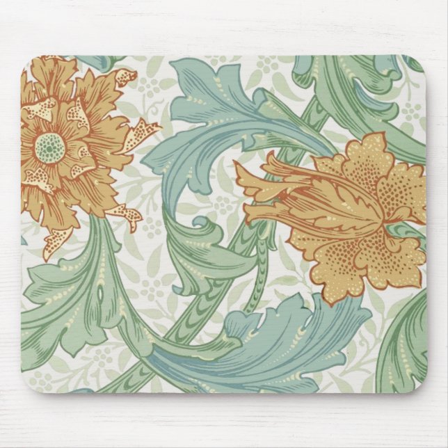 Tapis De Souris William Morris modèle floral à tige unique (Devant)