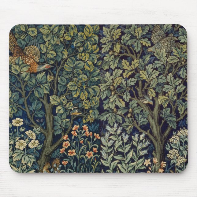 Tapis De Souris William Morris Pheasier Bois Bois (Devant)