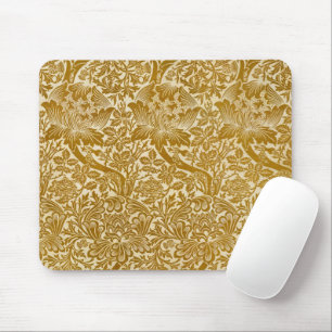 Tapis De Souris William Morris Rose & chardon Floral Golden