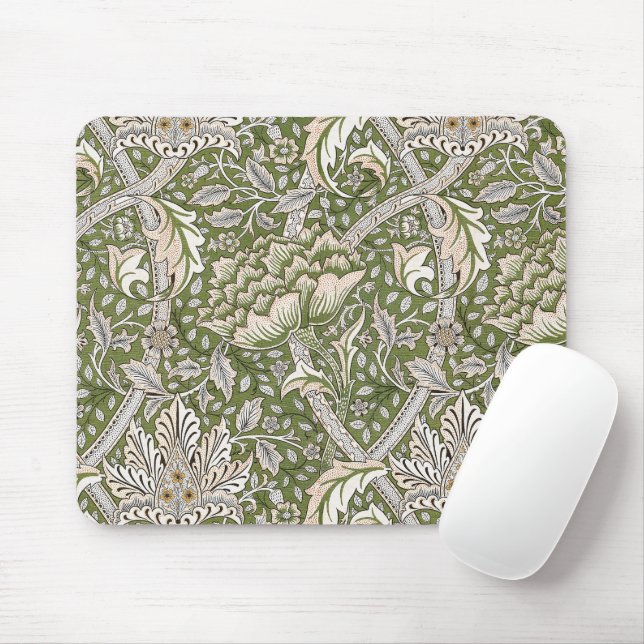 Tapis De Souris William Morris Windrush fleurs florales classique (Avec souris)