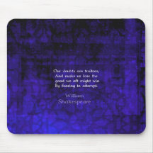 William Shakespeare Citation Courage Inspirationne