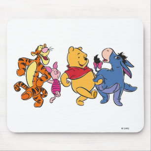 Tapis De Souris Winnie l'équipage de l'ourson