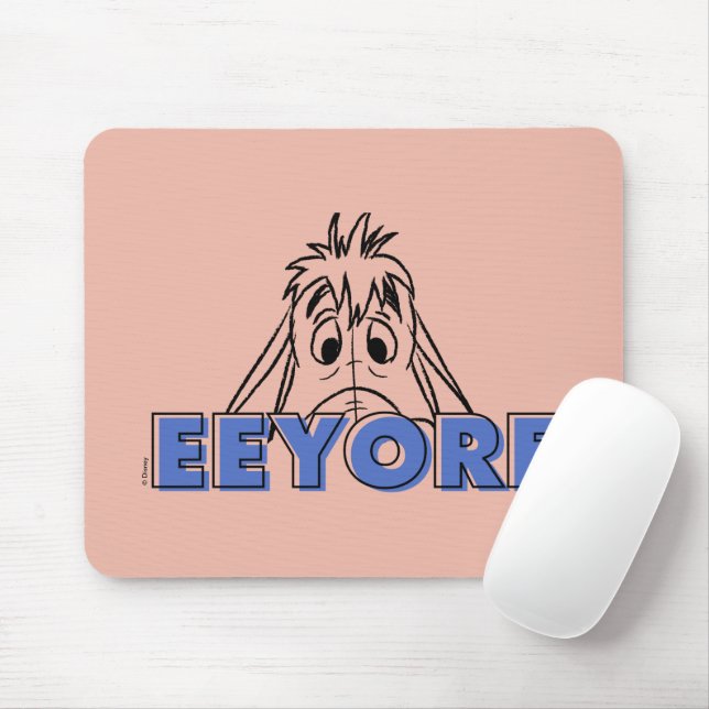 Tapis De Souris Winnie l'Ooh | Eeyore Peek-A-Boo (Avec souris)